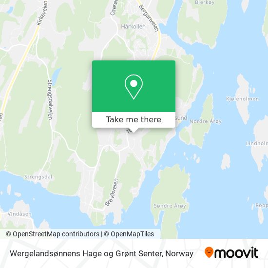 Wergelandsønnens Hage og Grønt Senter map