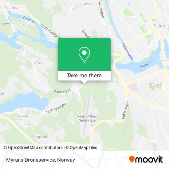 Myrans Droneservice map
