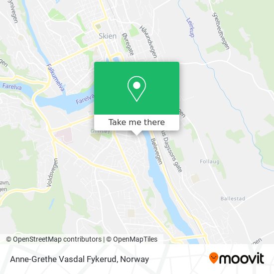 Anne-Grethe Vasdal Fykerud map