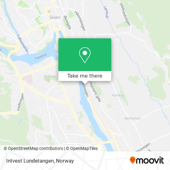 Intvest Lundetangen map