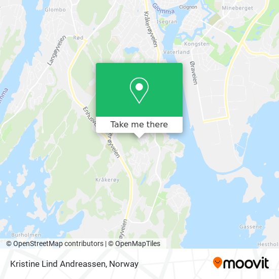 Kristine Lind Andreassen map