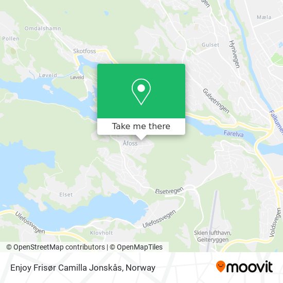 Enjoy Frisør Camilla Jonskås map