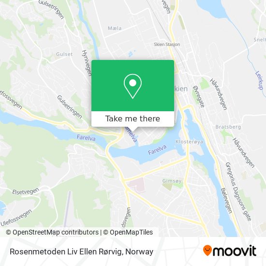 Rosenmetoden Liv Ellen Rørvig map