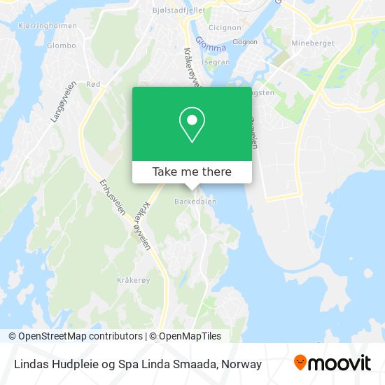Lindas Hudpleie og Spa Linda Smaada map