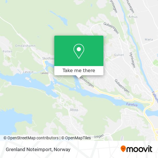 Grenland Noteimport map