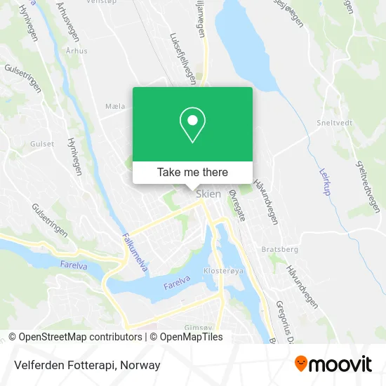 Velferden Fotterapi map