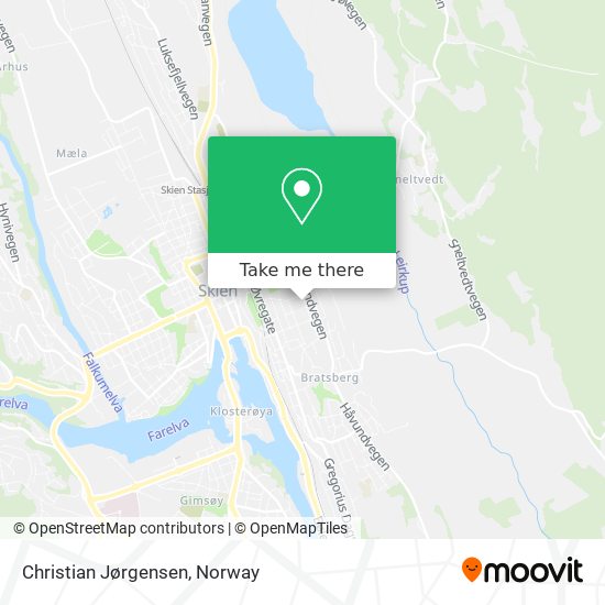 Christian Jørgensen map