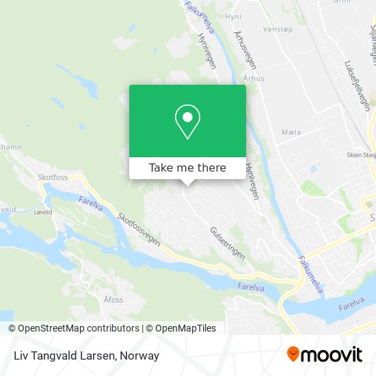 Liv Tangvald Larsen map