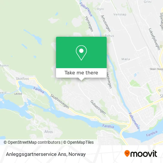 Anleggsgartnerservice Ans map