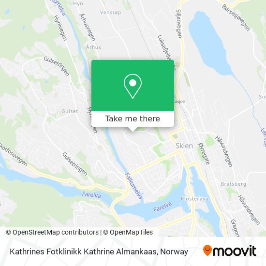 Kathrines Fotklinikk Kathrine Almankaas map