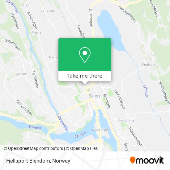 Fjellsport Eiendom map