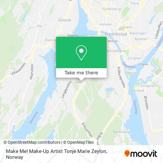 Make Me! Make-Up Artist Tonje Marie Zeylon map