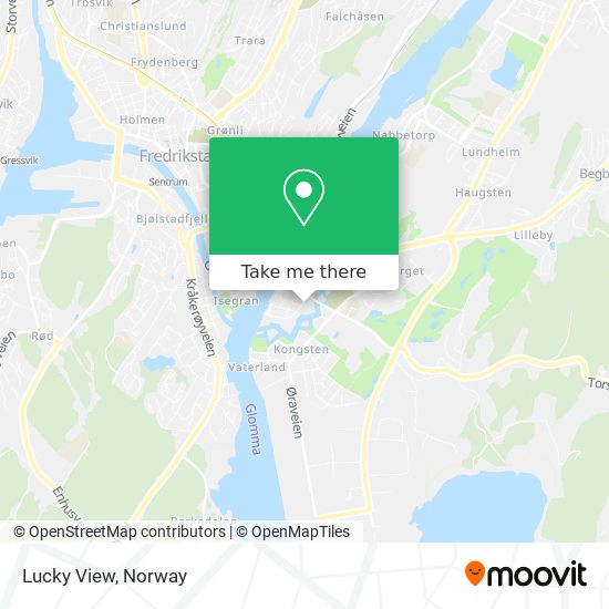 Lucky View map