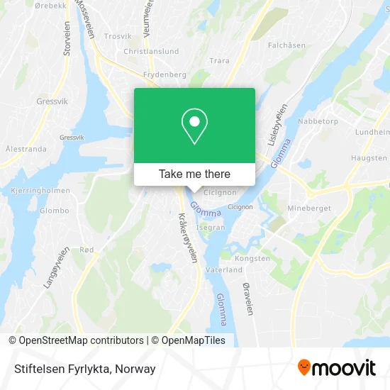 Stiftelsen Fyrlykta map