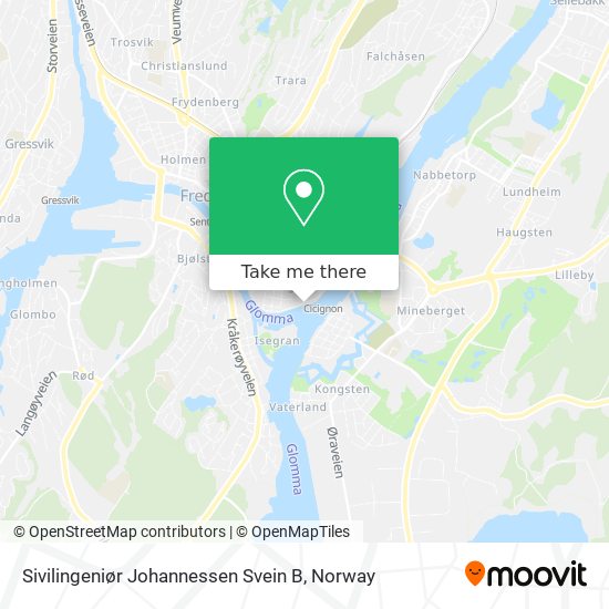 Sivilingeniør Johannessen Svein B map