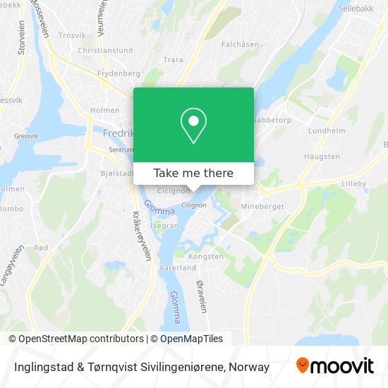 Inglingstad & Tørnqvist Sivilingeniørene map