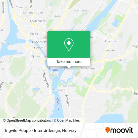 Ingvild Poppe - Interiørdesign map