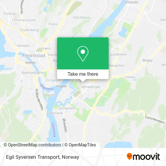 Egil Syversen Transport map