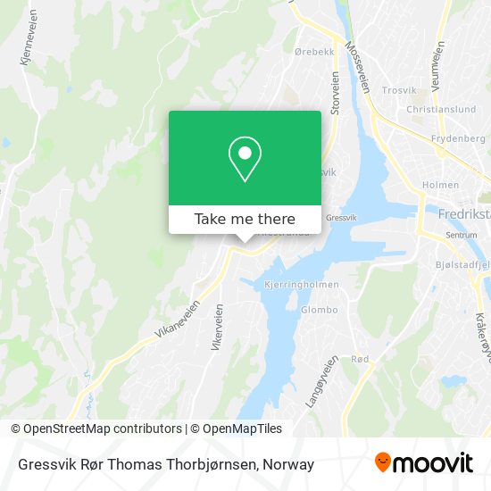 Gressvik Rør Thomas Thorbjørnsen map