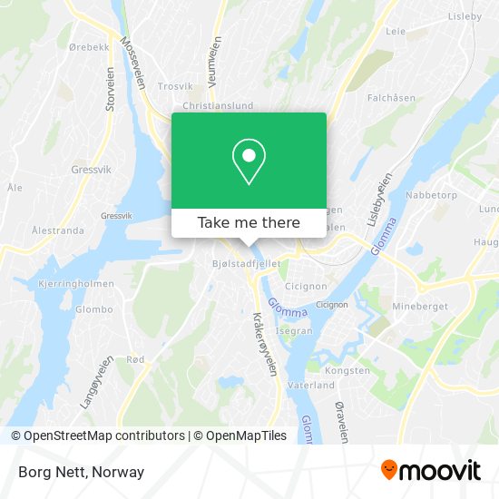 Borg Nett map