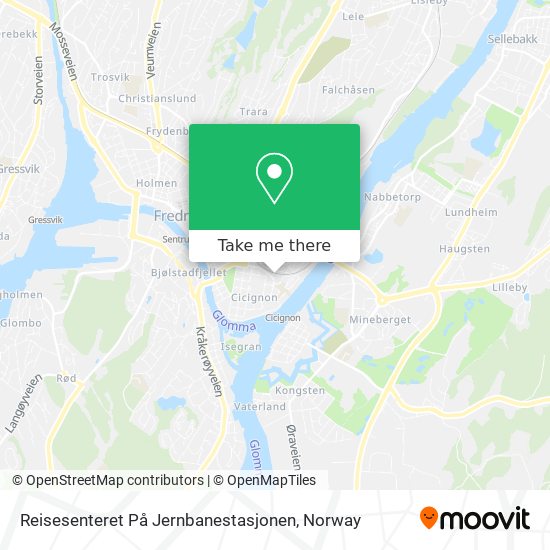 Reisesenteret På Jernbanestasjonen map