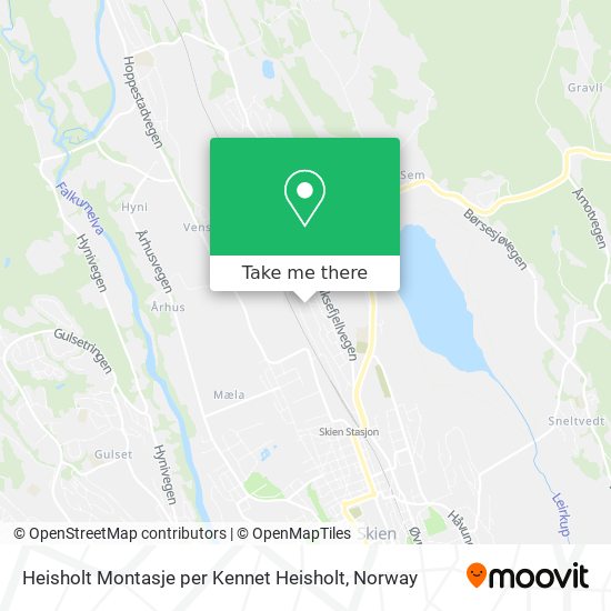 Heisholt Montasje per Kennet Heisholt map
