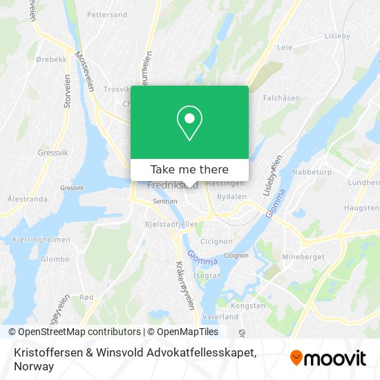 Kristoffersen & Winsvold Advokatfellesskapet map