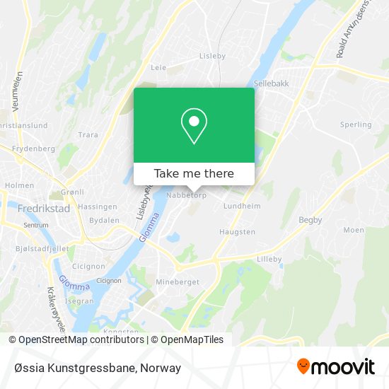 Øssia Kunstgressbane map