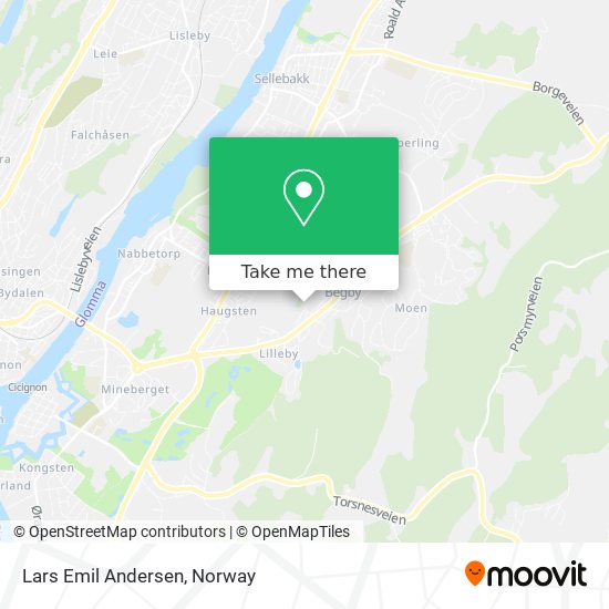 Lars Emil Andersen map