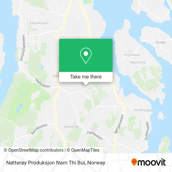 Nøtterøy Produksjon Nam Thi Bui map