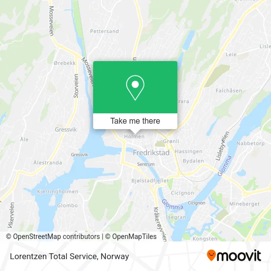 Lorentzen Total Service map
