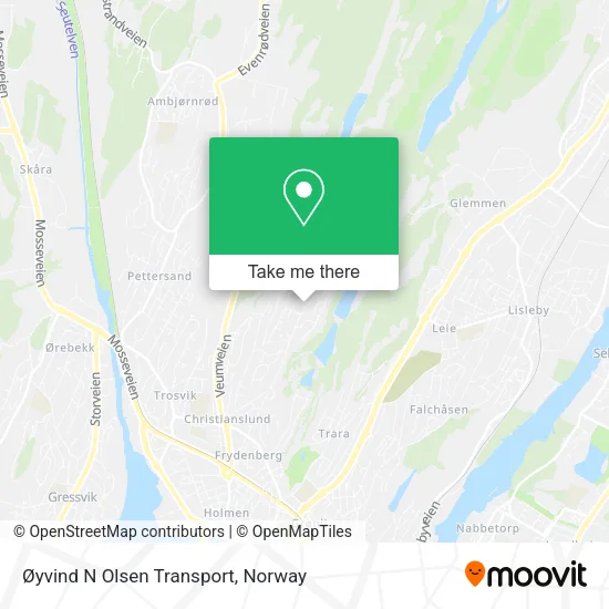 Øyvind N Olsen Transport map