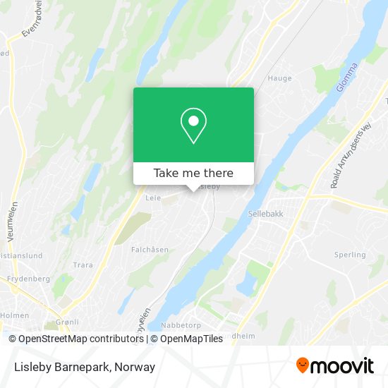 Lisleby Barnepark map