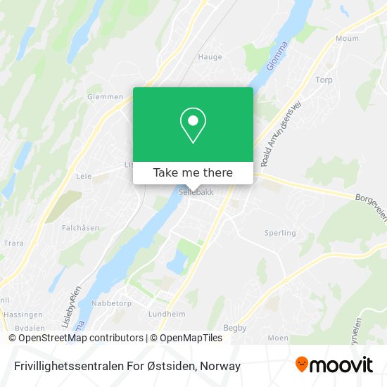 Frivillighetssentralen For Østsiden map