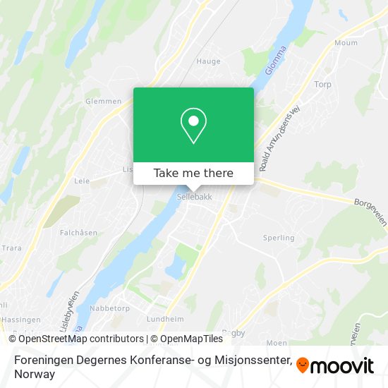 Foreningen Degernes Konferanse- og Misjonssenter map