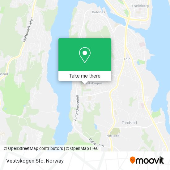 Vestskogen Sfo map