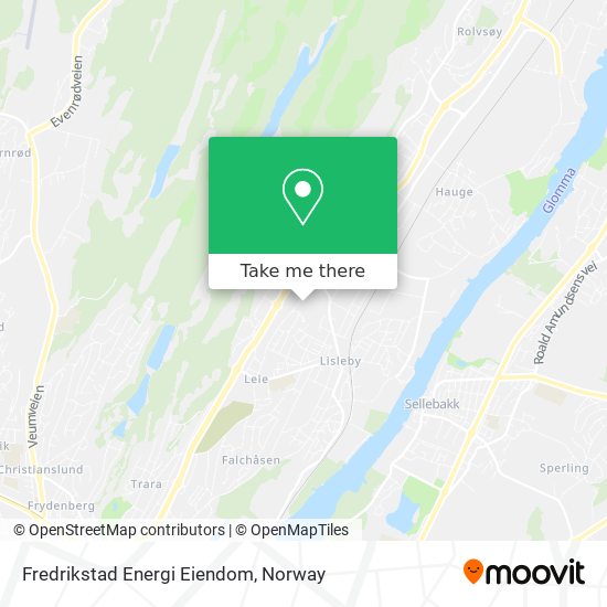 Fredrikstad Energi Eiendom map