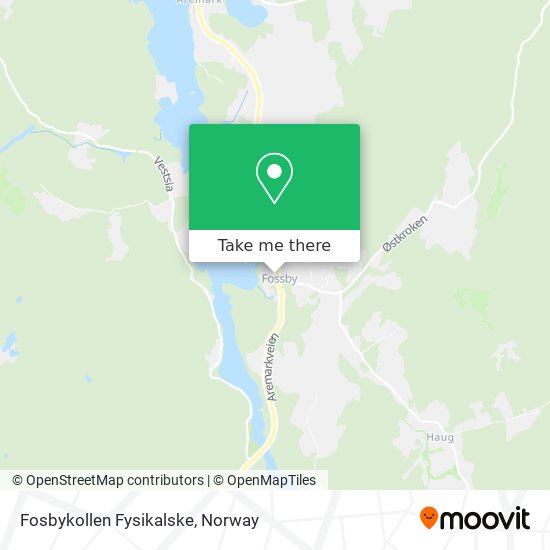 Fosbykollen Fysikalske map