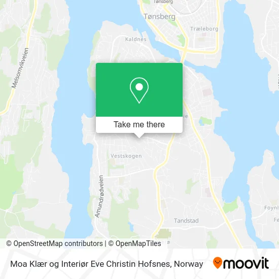 Moa Klær og Interiør Eve Christin Hofsnes map