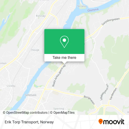 Erik Torp Transport map