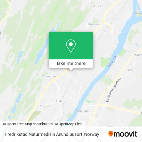 Fredrikstad Naturmedisin Ånund Susort map