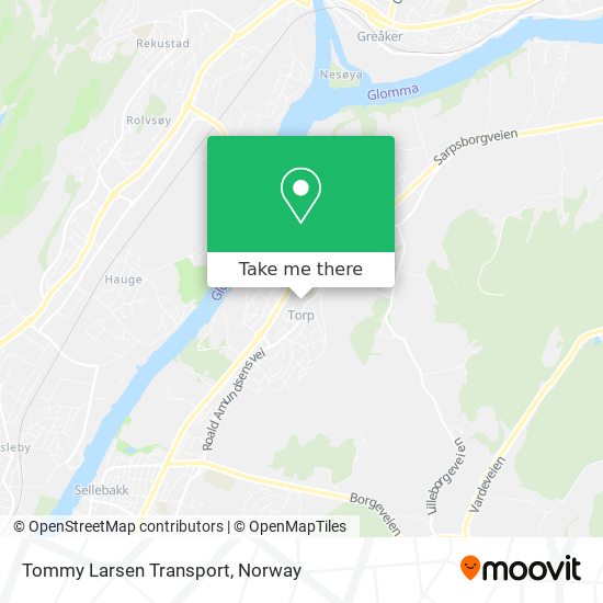 Tommy Larsen Transport map