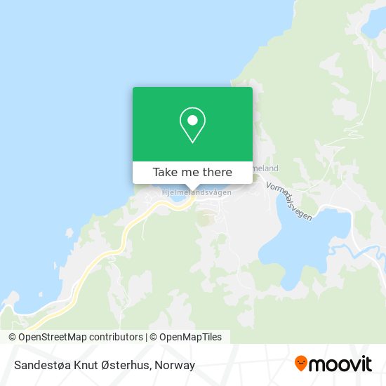 Sandestøa Knut Østerhus map