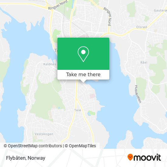 Flybåten map