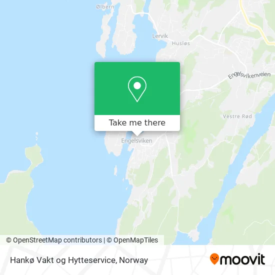 Hankø Vakt og Hytteservice map