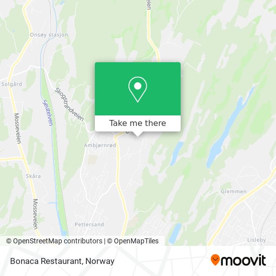 Bonaca Restaurant map