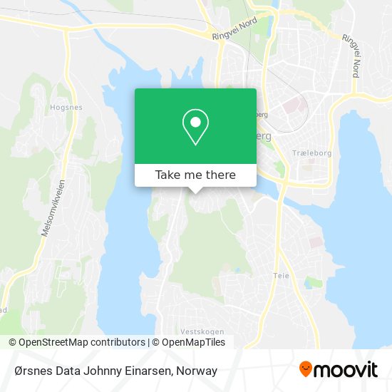 Ørsnes Data Johnny Einarsen map