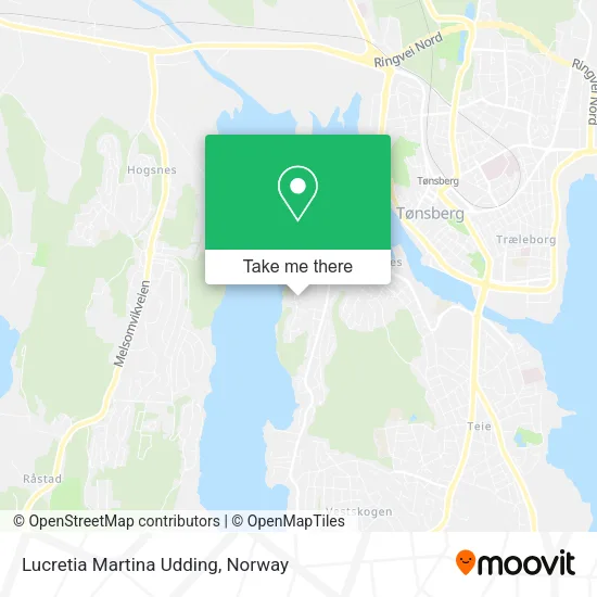 Lucretia Martina Udding map