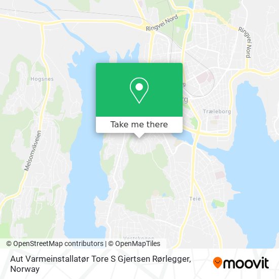 Aut Varmeinstallatør Tore S Gjertsen Rørlegger map