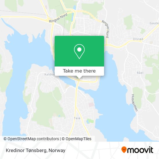 Kredinor Tønsberg map